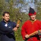 метание топоров на Валдае